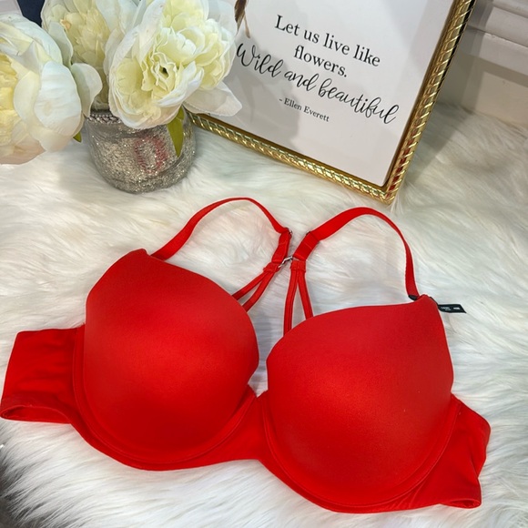 ❤️AERIE REAL SUNNIE DEMI PUSH UP STRAPPY BRA - Picture 5 of 8